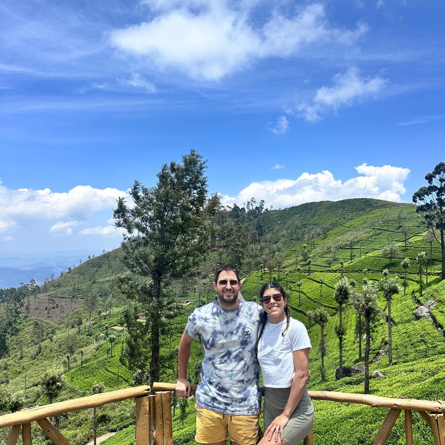 Vicky y Franco en Sri Lanka